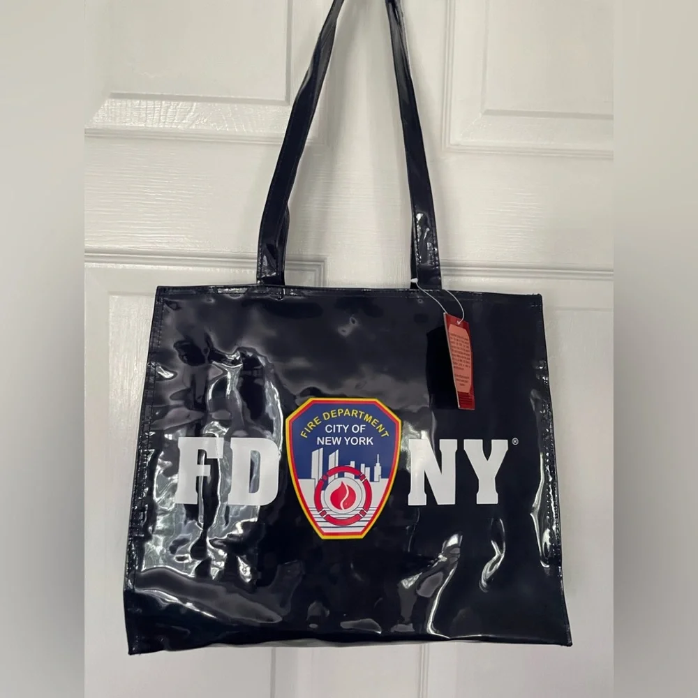 NWT Fire Dept City of NY - FDNY Navy Tote - Picture 2 of 14